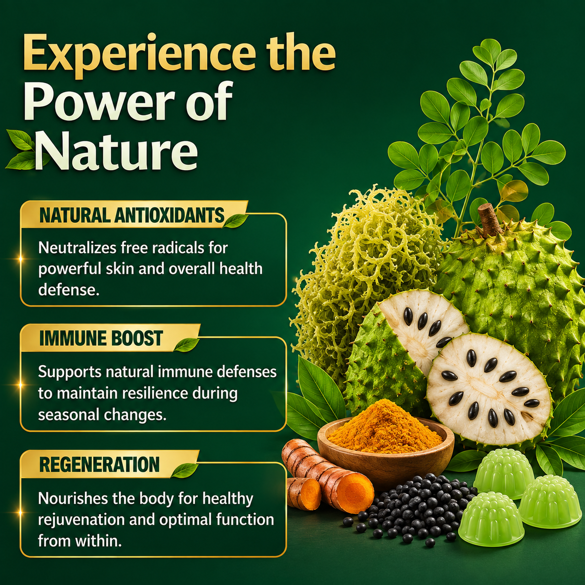 Sovana™ 20 in 1 Soursop Gummies