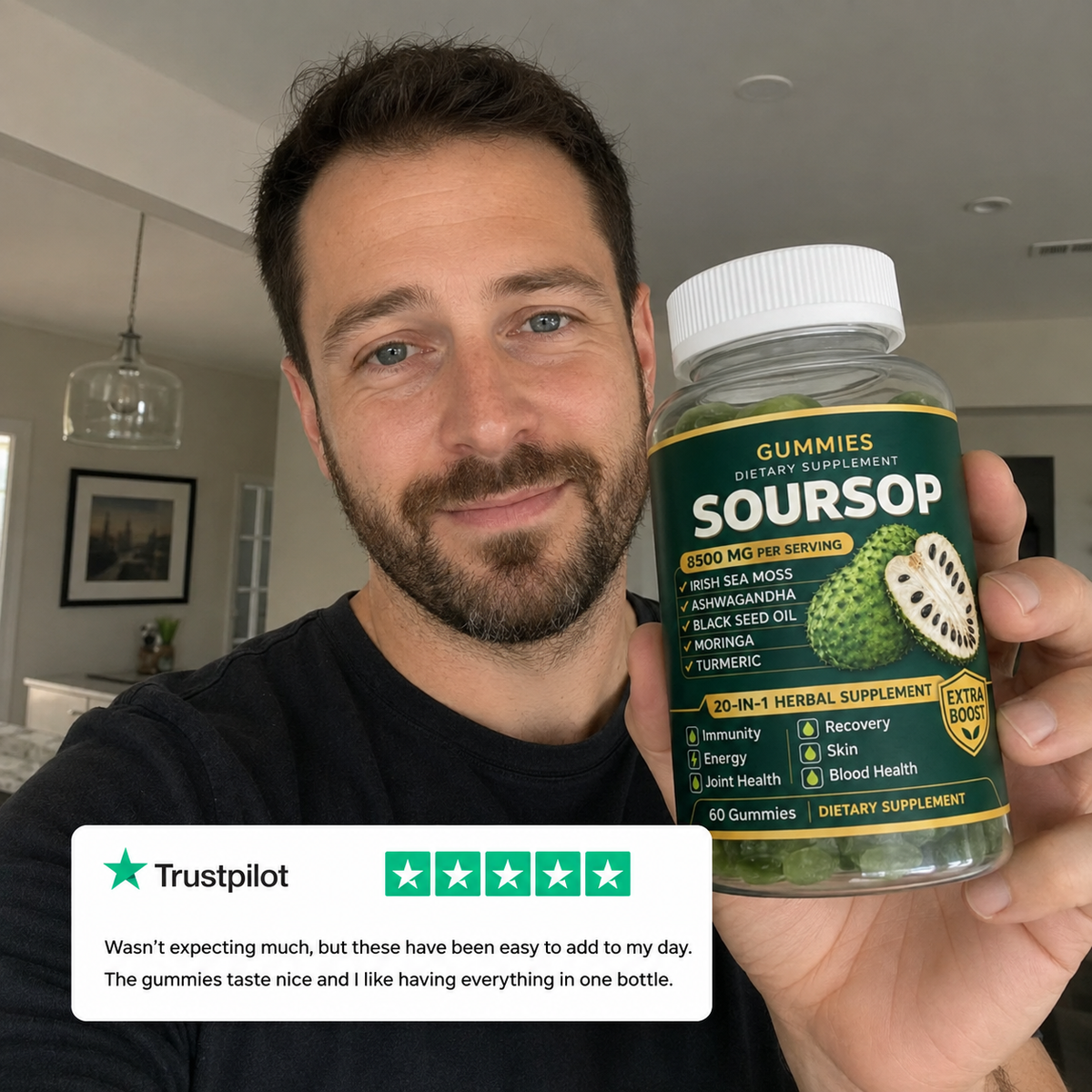 Sovana™ 20 in 1 Soursop Gummies