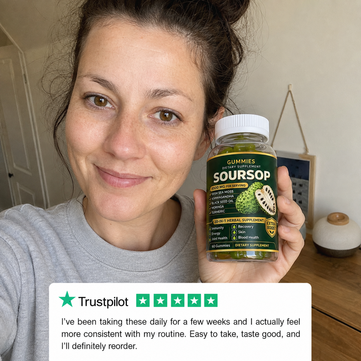 Sovana™ 20 in 1 Soursop Gummies