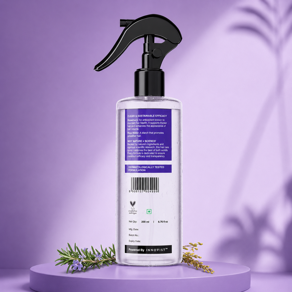 Rosemary + Rice Hair Growth Spray