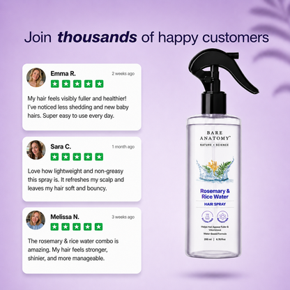 Rosemary + Rice Hair Growth Spray