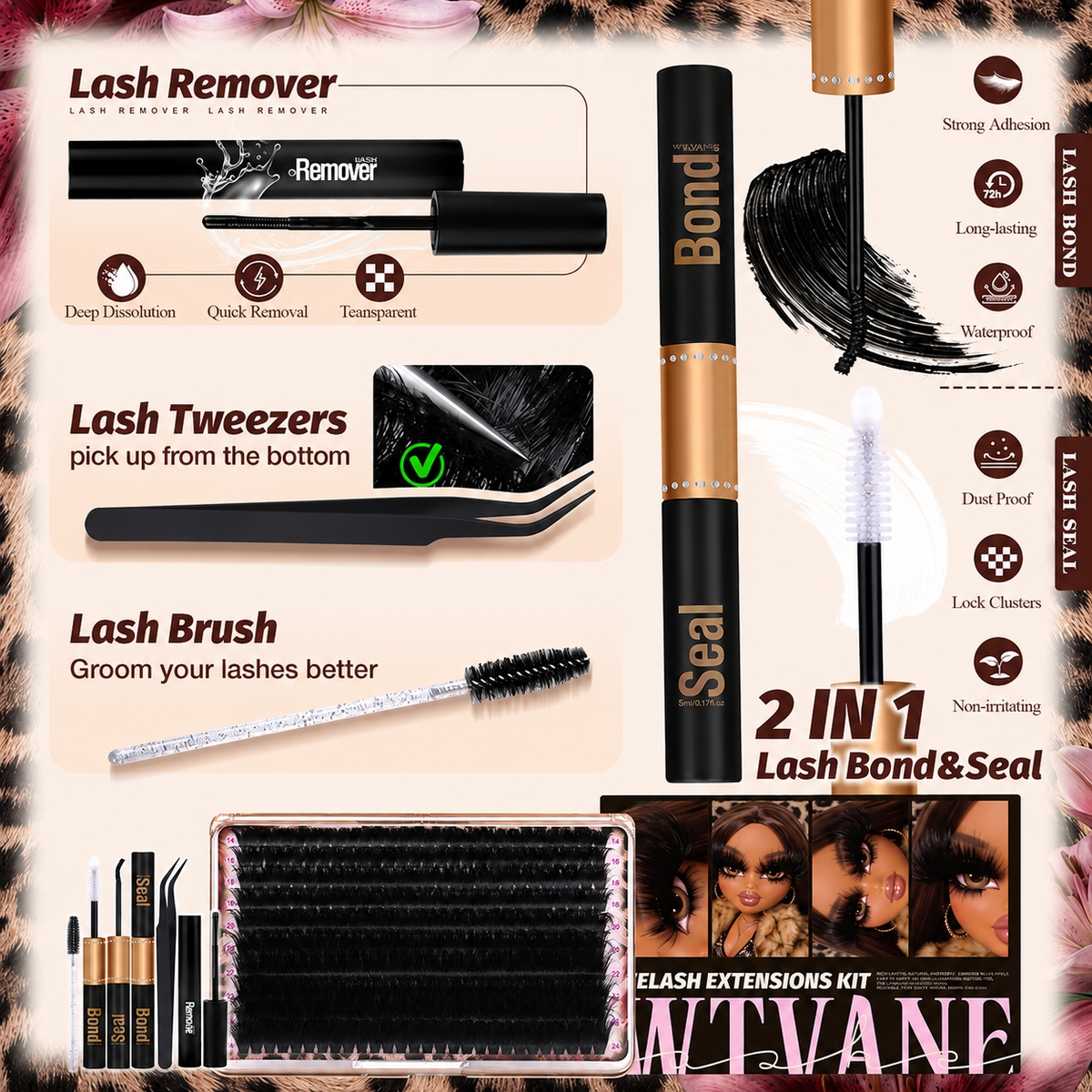 WTVANE 260D Mega Volume Lash Clusters