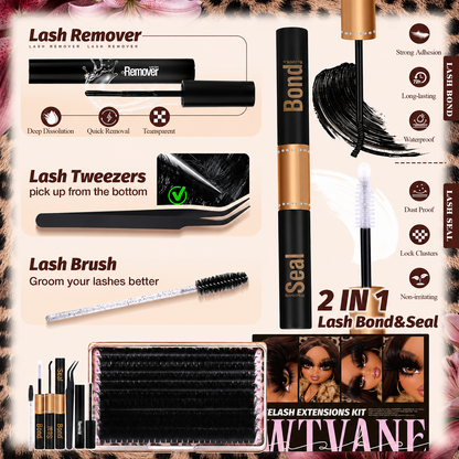 WTVANE 260D Mega Volume Lash Clusters