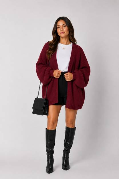 The Elara Oversized Knit Cardigan