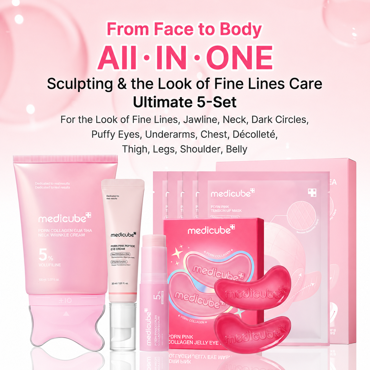 PDRN Pink Premium Glow Set (5 Pcs)