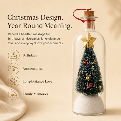 EverVoice™ Message Bottle (Christmas Edition)