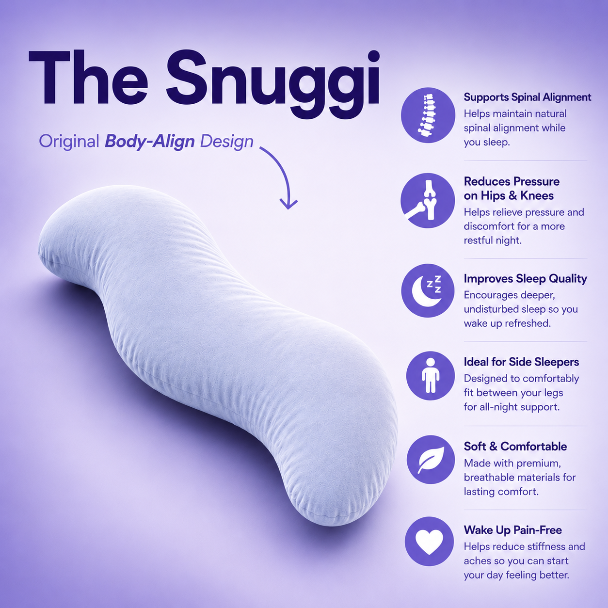 Snuggi Body Align Pillow